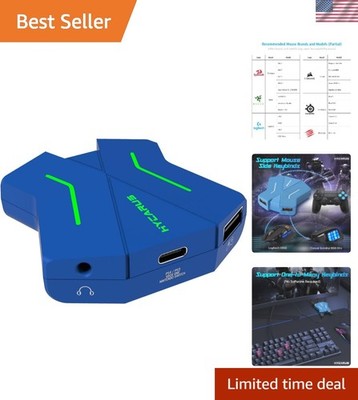 Universal Keyboard Mouse Adapter for PS4/Xbox/Switch - Instant FPS Gaming Edge