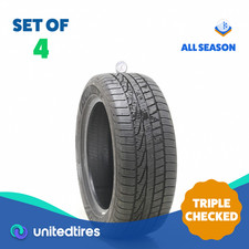 Set Of 4 Used 23550r17 Goodyear Assurance Weatherready 96v - 7.5-832 Set Of 4 Used 23550r17 Goodyear Assurance Weatherready 96v - 7.5-832