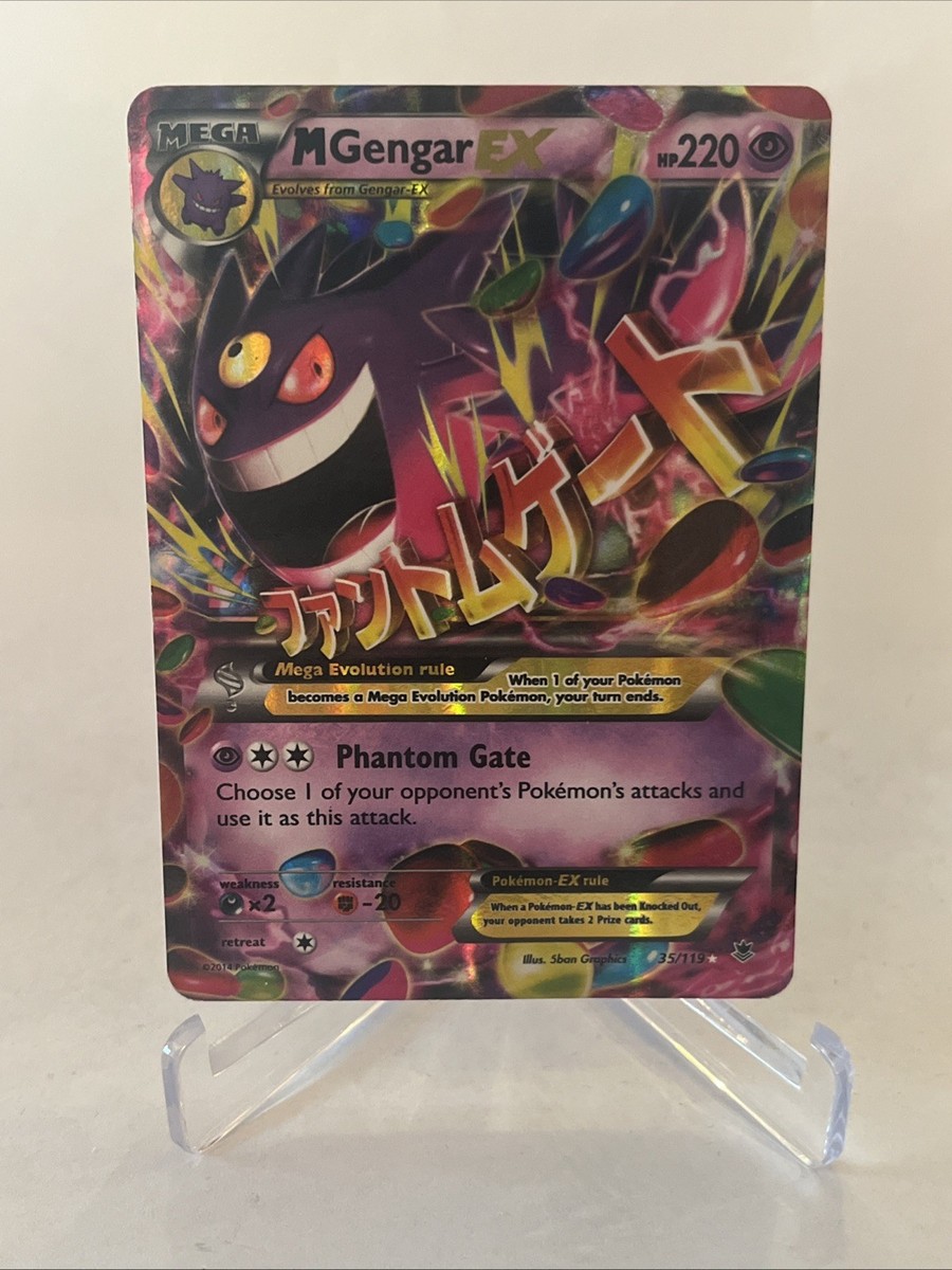 Pokemon TCG: XY Phantom Forces - Mega M Gengar EX 35/119 MP | eBay