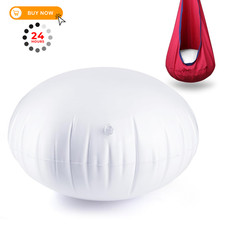 Pod Swing Hammock Chair Inflatable Seat Cushion Replacement for Kids White