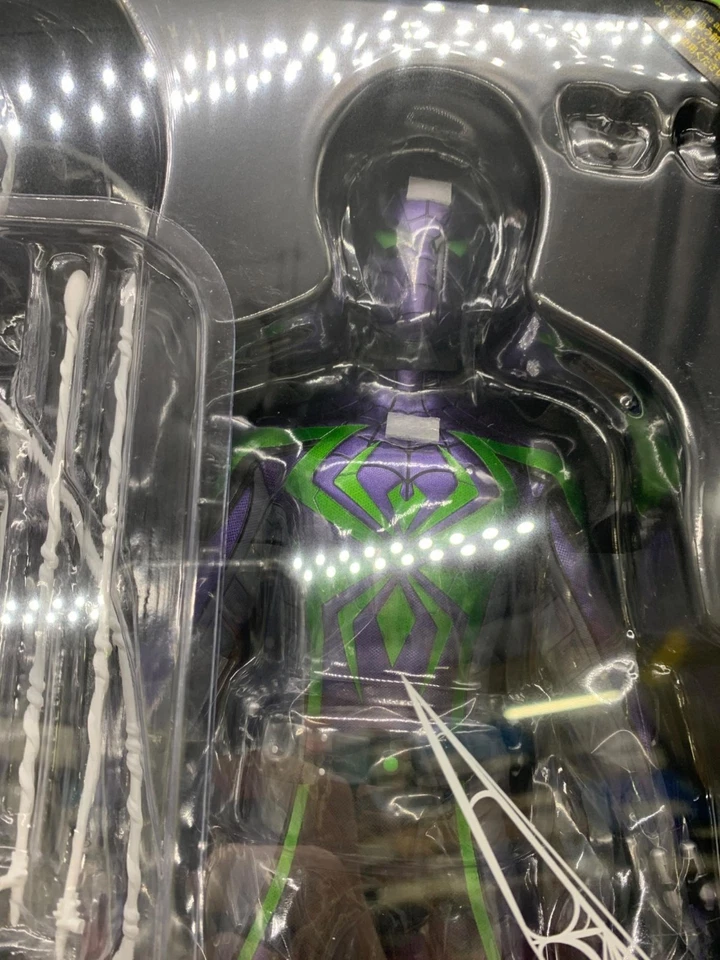 Hot Toys 1/6 Miles Morales Spider-Man Purple Dominion Suit VGM68 Top Mint JAPAN - Image 4 of 4