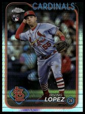 2024 Topps Chrome #95 Irving Lopez Prism Refractors