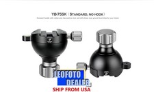 Leofoto YB-75SK Leveling Base with Handle for 75mm Bowl  Arca Clamp