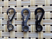 Lot 100 Mini SF Spring Carabiner Clip Keychain Outdoor Snap Camping Hook Mixed