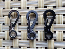 Lot 100 Mini SF Spring Carabiner Clip Keychain Outdoor Snap Camping Hook Mixed