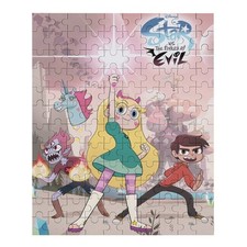 Star Butterfly Jigsaw Puzzle 120 Pieces Gift for Birthday Holiday