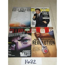 Wired Magazines Lot of 4 Technology Economy and Politics 2009 2010 2011
