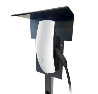 Ladesäule Standsäule Standfuß für Wallbox TESLA Gen 3 Wall Connector Regenschutz