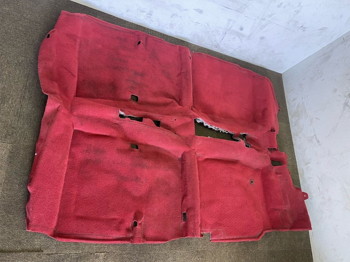 Genuine HONDA Civic Type-R Floor Carpet EK9 EK3 EK4 Red Mats 1996