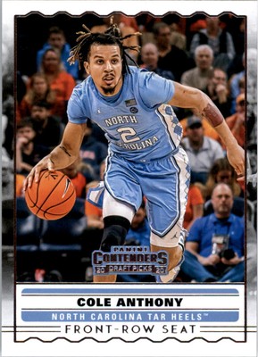2020-21 Panini Contenders Draft Picks Front-Row Seats #10 Cole Anthony - BSK