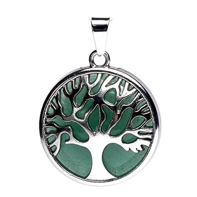 Tree of Life Pendant with Green Aventurine -- Order 3cm Online