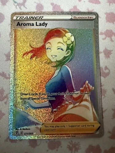 Aroma Lady (Secret) 221/203 SWSH07: Evolving Skies Holo