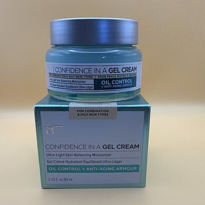 IT Cosmetics Confidence Gel Cream Oil-Free Moisturizer Oil Control 2 fl oz