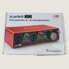 Focusrite Scarlett 2i2 3rd Gen USB Audio Interface Red MOSC0025