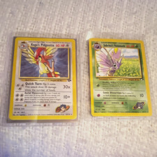 Pokemon TCG Gym Challenge Koga's Pidgeotto 27/132 Sabrina's Venomoth 34/132