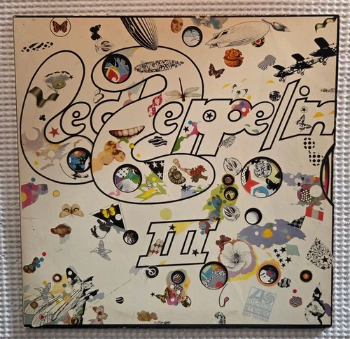 LED ZEPPELIN III Orig '70 ATLANTIC SD 7201 MasterCraft Die Cut So Mote Be VG++