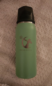 Ceres Chill 32oz Breastmilk Chiller Bottle Zen Green Used Once Cleaned Sterilize