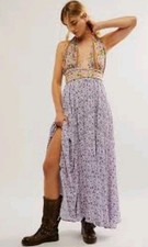 SPELL & THE GYPSY COLLECTIVE Sienna Halter Gown Boho Dress Size XS SP13