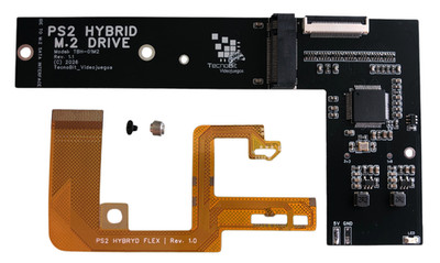 IDE to M.2 SATA SSD Adapter Flex Cable Kit for PS2 Slim SCPH-7000X Console Mod