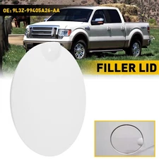 For 2009-2014 Ford F150 Gas Fuel Tank Filler Lid Cap Door 9L3Z-99405A26-AA White