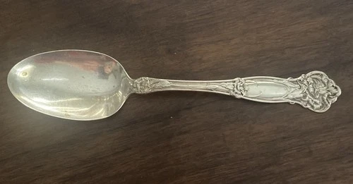 Carnation by Wallace Sterling Silver Serving Spoon 8 1/4"