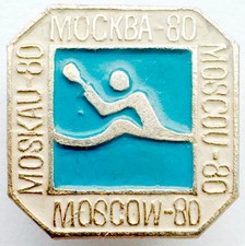 USSR SOVIET PIN. MOSCOW-80. 1980 SUMMER OLYMPICS. ROWING