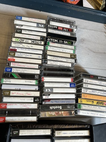 Bundle of 70 Pre Recorded Blank Audio Music Cassette Tapes Used TDK Sony Lot - Picture 3 of 3