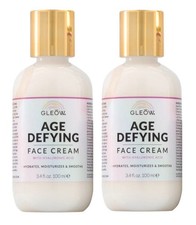 2 Pack Hydrating Day Night Face Moisturizer Cream w/Hyaluronic Acid 3.4oz Each