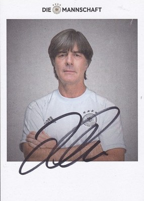 Joachim LÖW - Fussball-Weltmeister 2014, DFB-Karte WM 2022, Original-Autogramm!