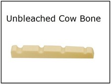 GeetarGizmos UNBLEACHED BONE NUT for Fender PRECISION P Bass - 1 5/8" / 41mm