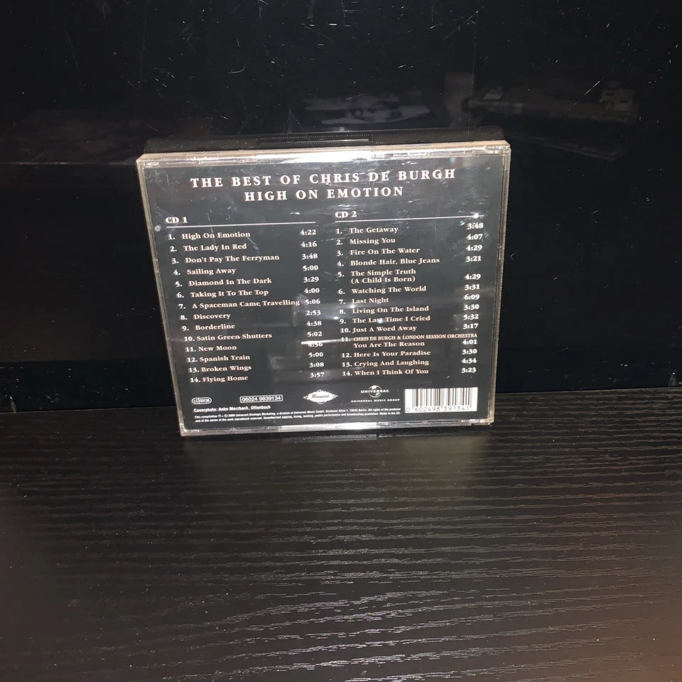 High on Emotion - The Best of von De Burgh,Chris | CD | Zustand sehr gut - Bild 2 von 3
