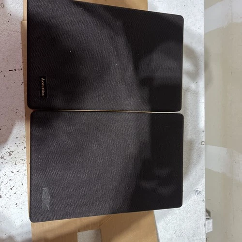 2- Design Acoustics 500 Wood Finish Speakers Works Great Ships Free