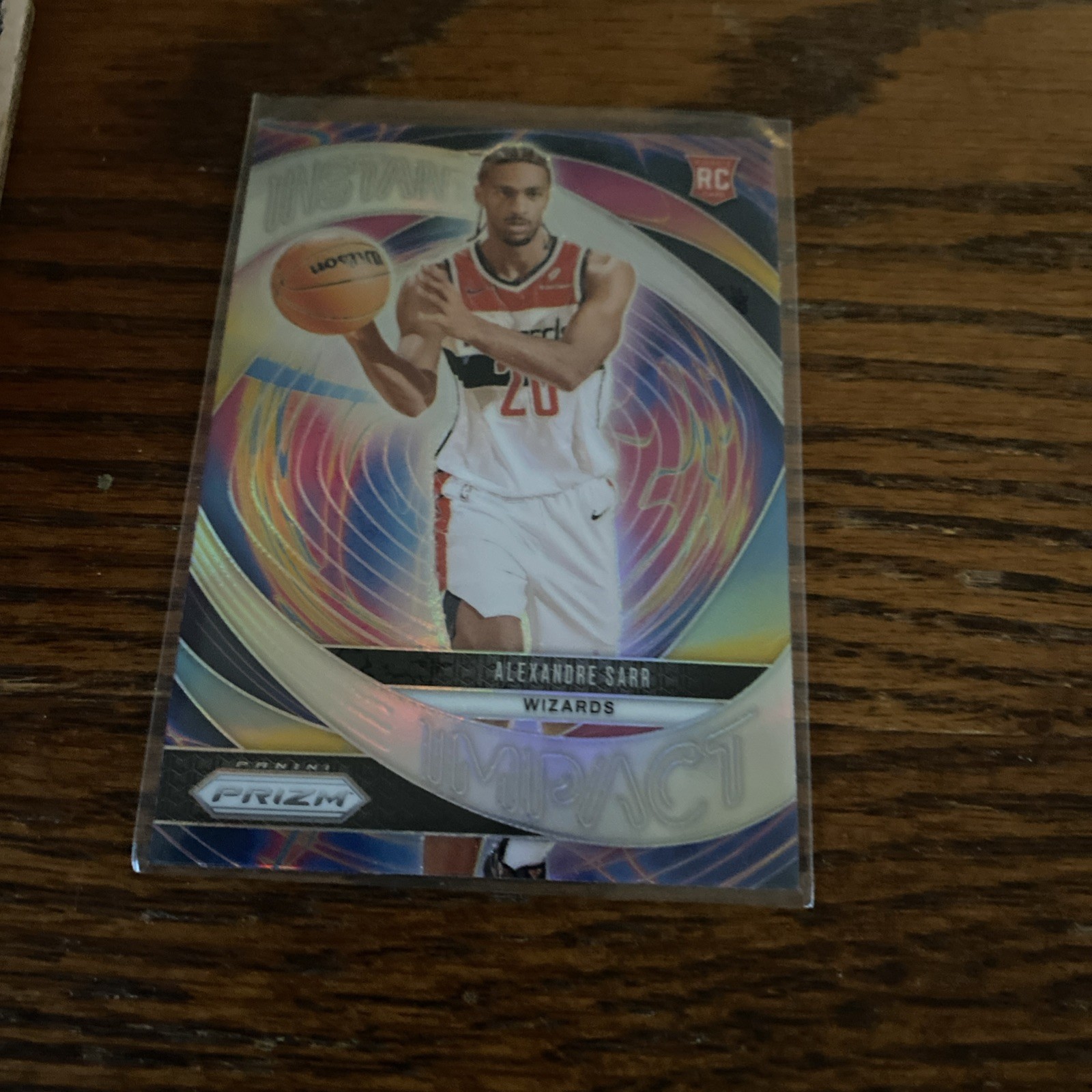 2024-25 Panini Prizm - Instant Impact Alexandre Sarr #1 Silver Prizm (RC)