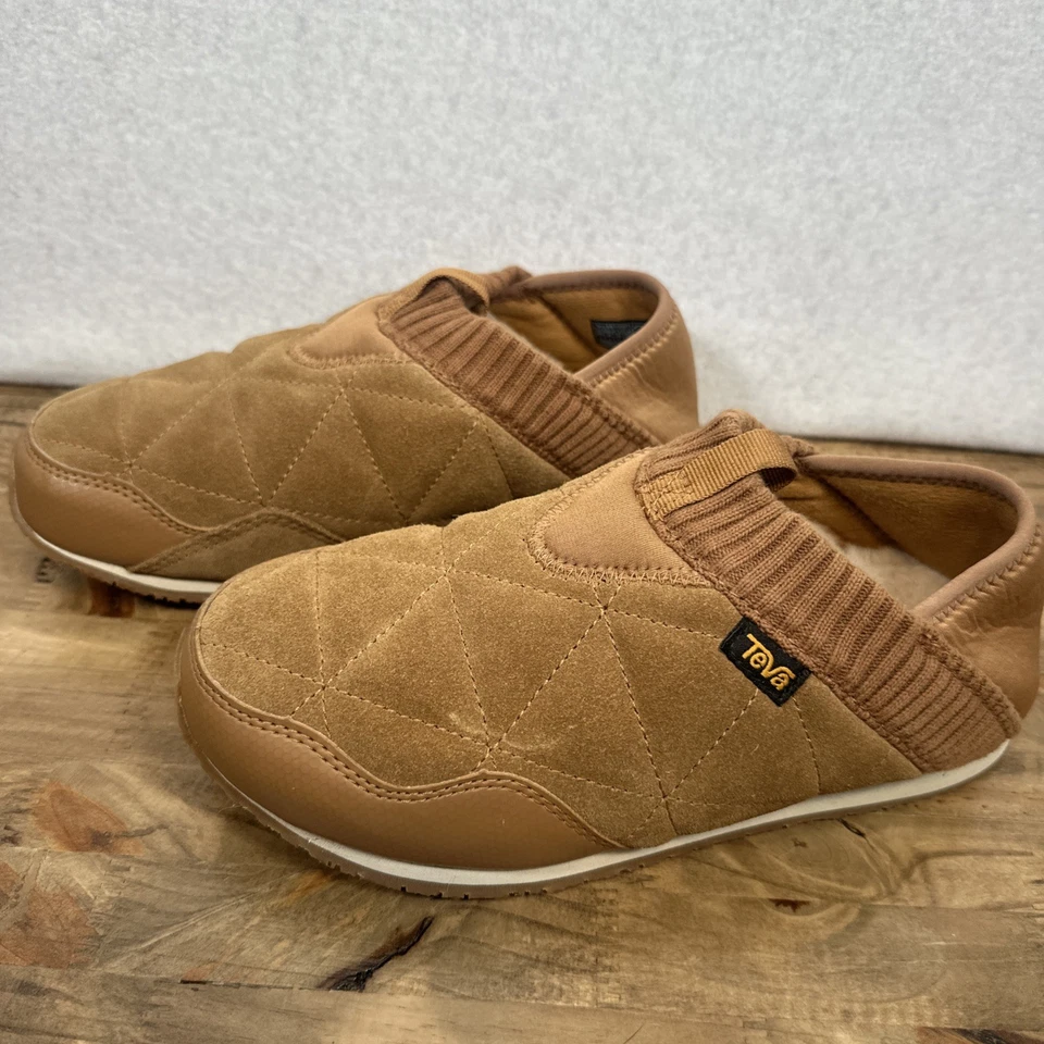 Zapatillas deportivas Teva Pecan Ember sin usar, en caja, gamuza de lana de oveja para mujer talla 6 de EE. UU. Foto 2 de 4