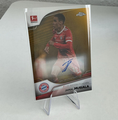 Topps Chrome Bundesliga 2022/23 Jamal Musiala Auto 33/50 FCB