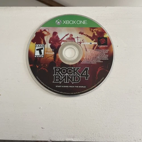 Rock Band 4 Microsoft Xbox One 2015 **GAME ONLY** NO INSTRUMENTS *FREE SHIPPING*