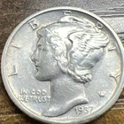 1937-S MERCURY SILVER DIME ACTUAL COIN Get More Today & Save