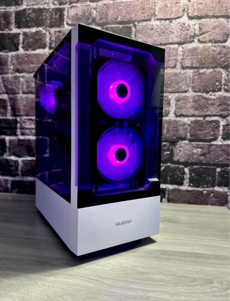 Custom RGB Gaming Desktop PC Intel Core i7 3.40 Quad 16 GB SSD Nvidia 1660 Super - Image 2 of 4
