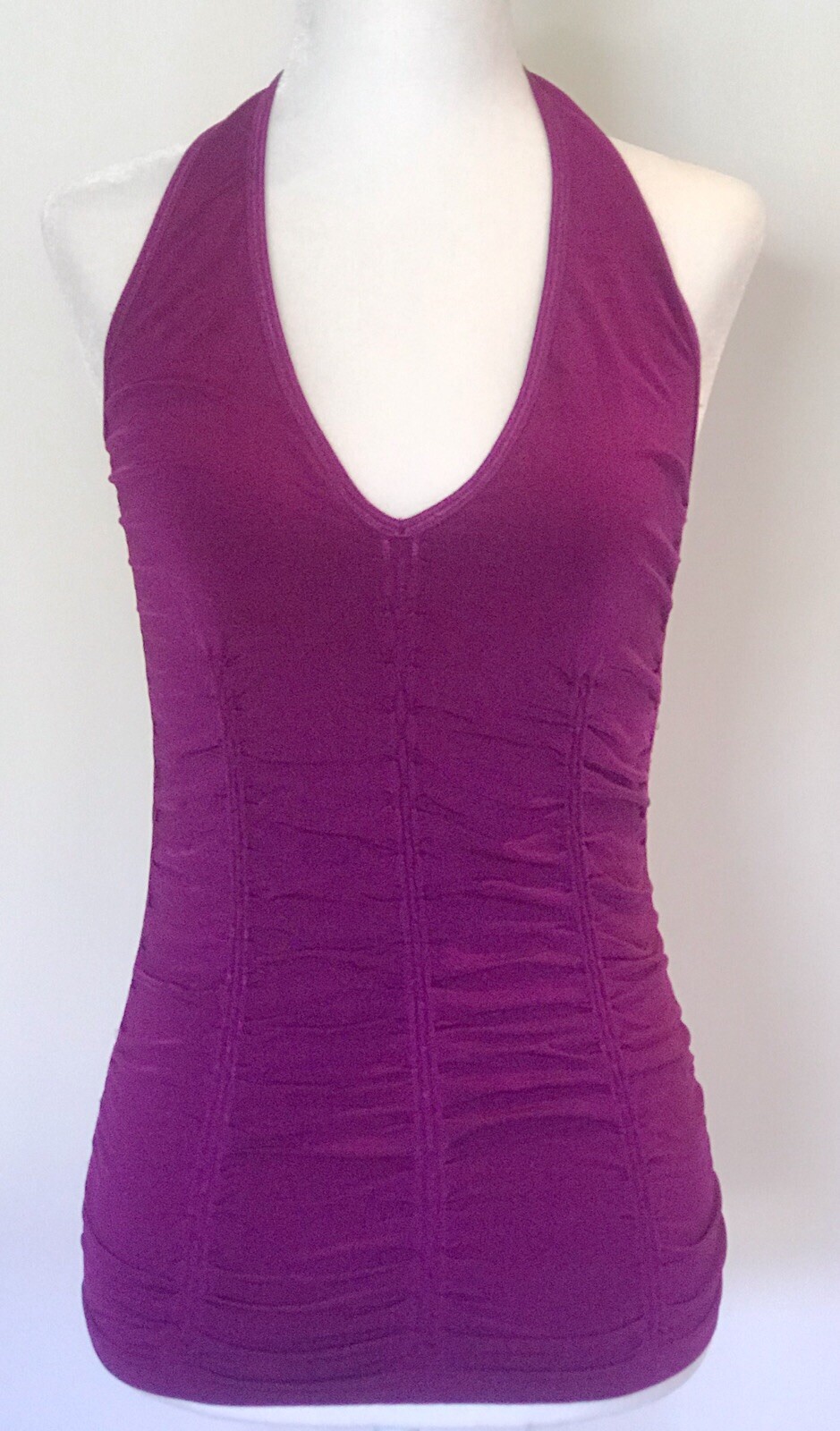 ruched workout tank top