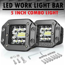 5inch Flush Mount LED Work Light Pods Spot Flood Offroad Reverse Fits Dodge Ford