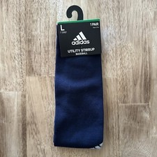 Adidas Baseball Stirrups Mens Size L 7" Nylon Utility Stirrup Socks Team Navy