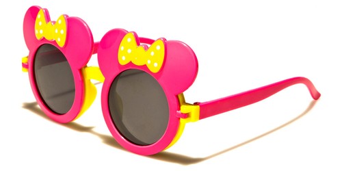 Mouse Ears Round Kids Flip-Out Sunglasses (K-766), assorted colors, lead free - Picture 9 of 16