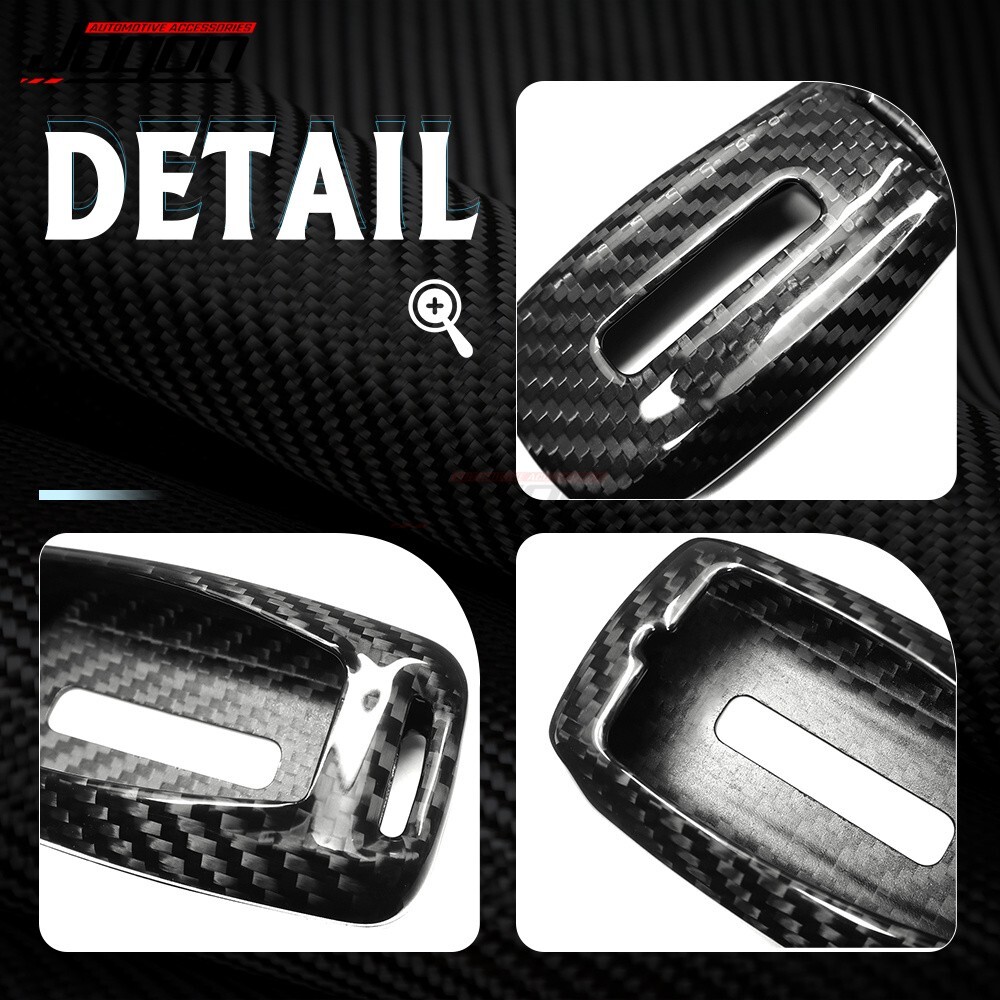 Carbon Key Fob Shell Case Cover For Dodge Ram 1500 2500 3500 TRX Limited 2019-24 - 第 3 张/共 15 张