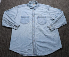 Levi's Red Tab Vintage 90's Heavyweight Denim Button-Down Long-Sleeve Men Large