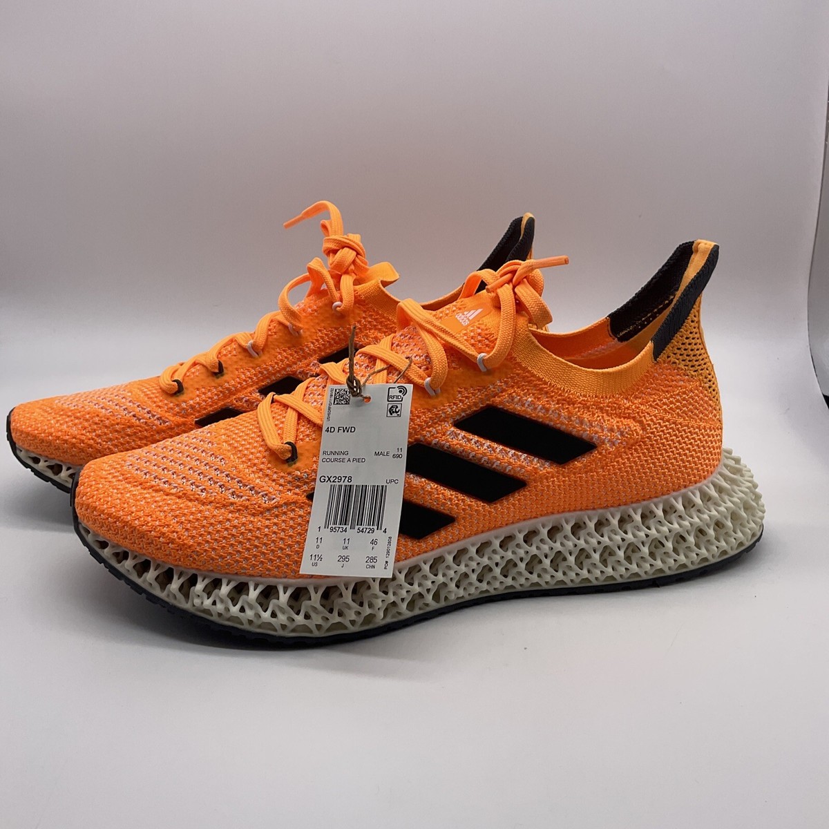 ADIDAS 4DFWD RUNNING SHOES GX2978 Flash Orange ULTRABOOST ADIDAS 4DFWD RUNNING SHOES GX2978 Flash Orange ULTRABOOST