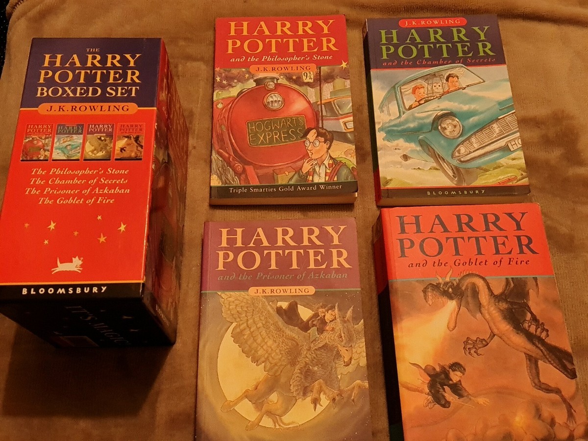 Harry Potter Paperback Box Set: Four Volumes, JK Rowling, Good