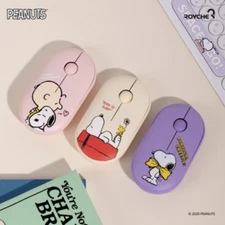 [ROYCHE] Peanuts Snoopy Multi-Pairing Silent Bluetooth Wireless Mouses.