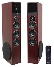 Tower Speaker Home Theater System w/Sub For Sharp Smart Television TV-Wood