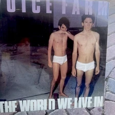 VOICE FARM The World We Live In 1982 New Wave LP  Vinyl Electronic Synth SEALED