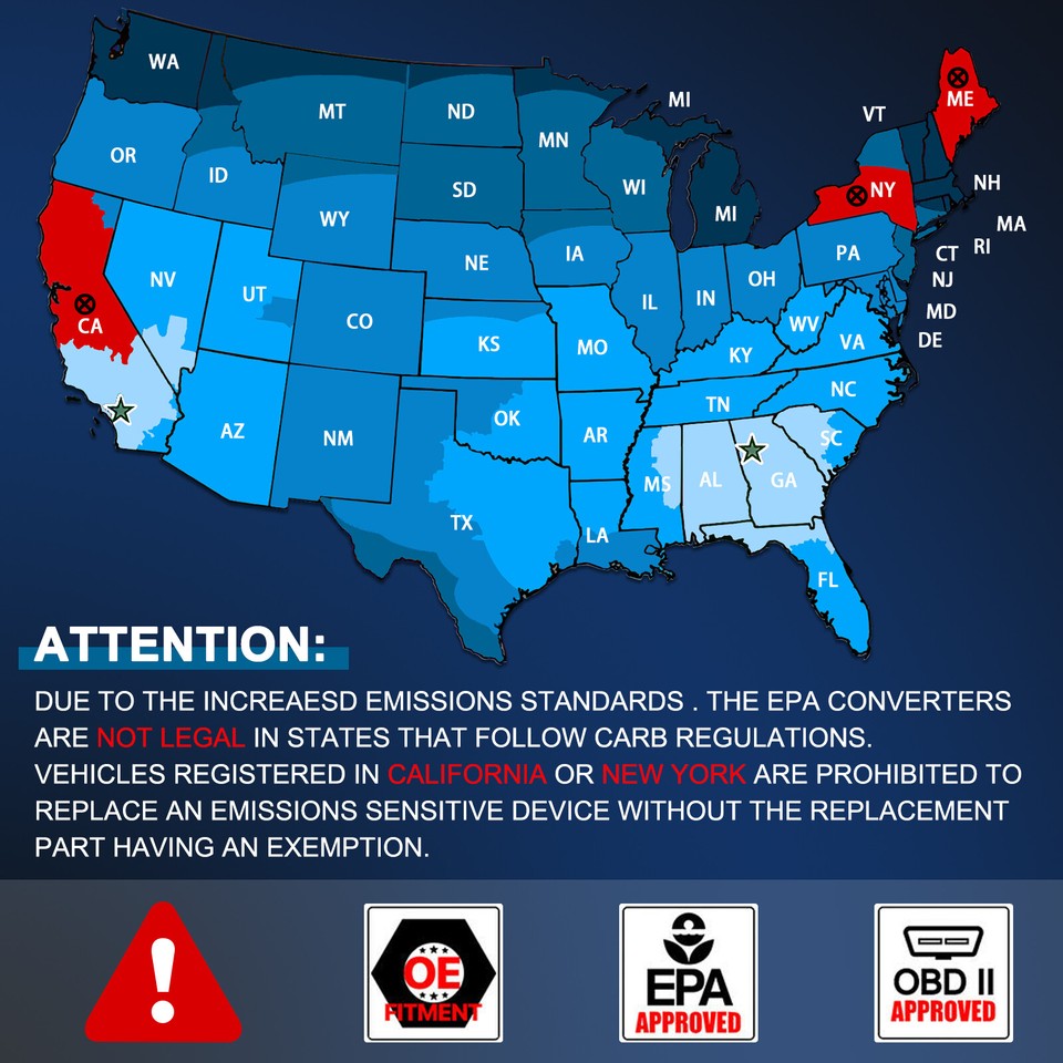 Catalytic Converter For Toyota Camry 2.4L/Toyota Solara 2.4L 20022006